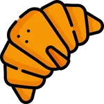 Icono de un croissant