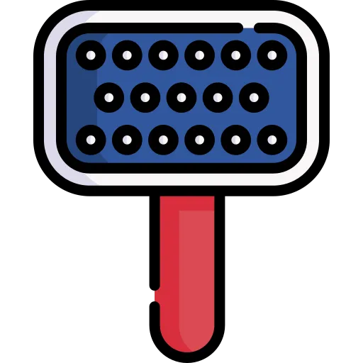 Icono de cepillo de pelo para mascotas