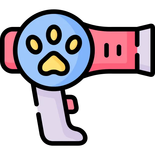 Icono de secador de pelo para mascotas